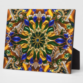 Placa Expositora Plata con Brasil Colores diseño moderno