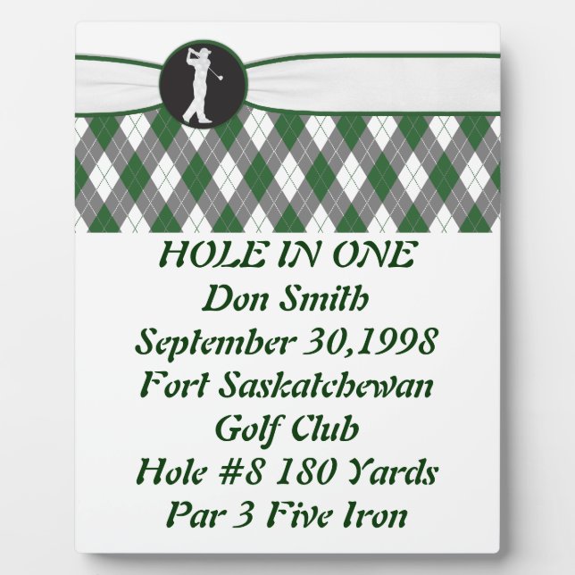 Placa Expositora Plato con texto (Frente)