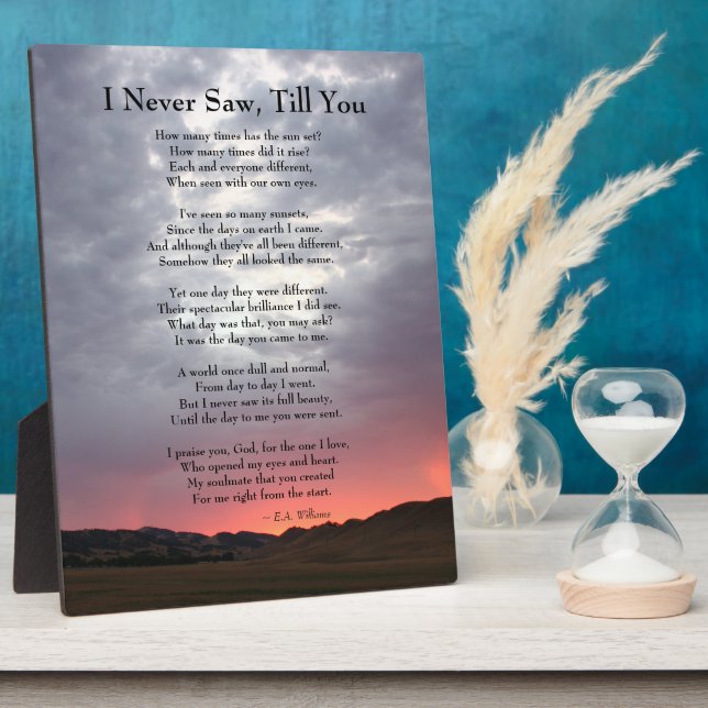 Placa Expositora Plato fotográfico Soulmate California Sunset (Lado)