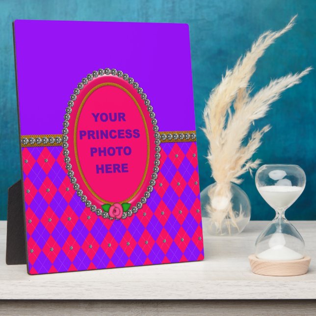 Placa Expositora Platos fotográficos Princess Argyle (Lado)