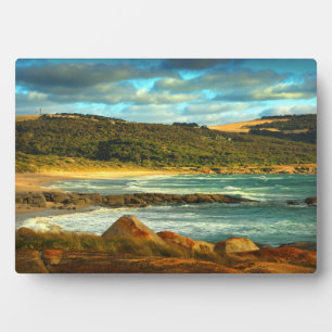 Placa Expositora Playa de Emita   Isla Flinders, Tasmania