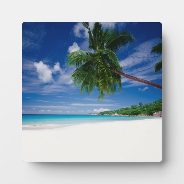 Placa Expositora Playa Tropical | Seychelles (Frente)
