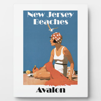 Placa Expositora Playas de Nueva Jersey ~ Avalon