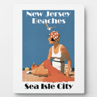 Placa Expositora Playas de Nueva Jersey ~ Isla del Mar