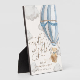 Placa Expositora Podemos anticipar tarjetas de espera y regalos