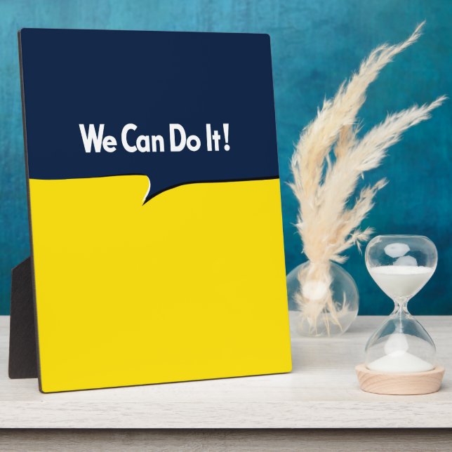 Placa Expositora Podemos hacerlo en Rosie (Lado)