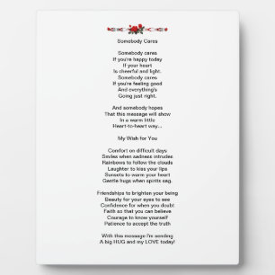 Placa Expositora Poem Plaque