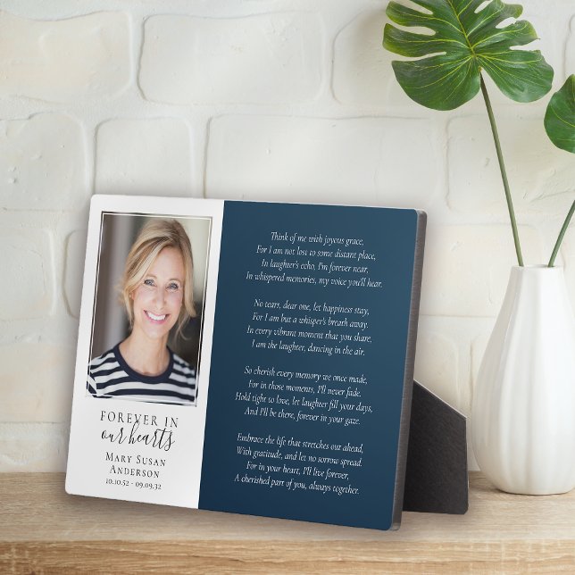 Placa Expositora Poema conmemorativo de foto para siempre en nuestr (Subido por el creador)