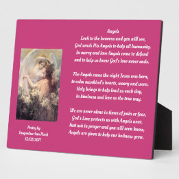 Placa Expositora Poesía de Angels
