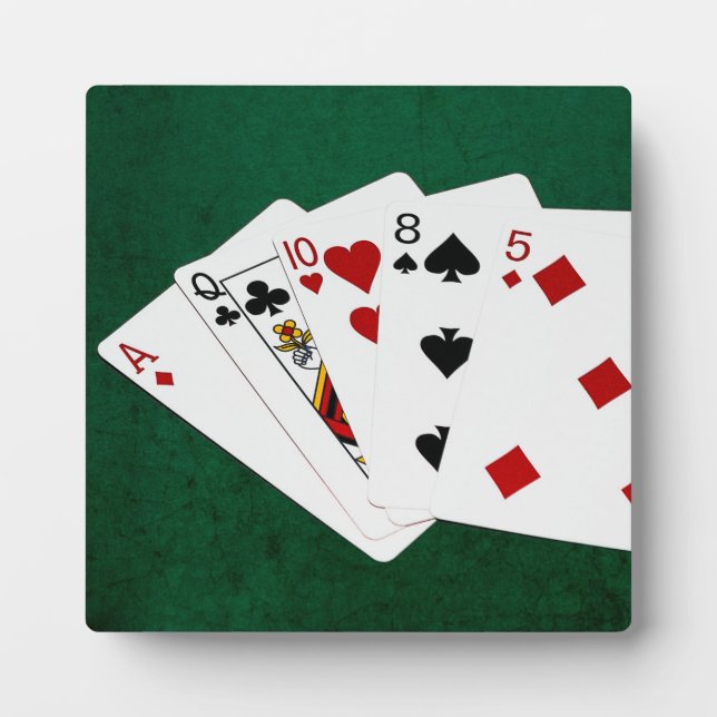 Placa Expositora Poker Hands - High Card - Ace (Frente)