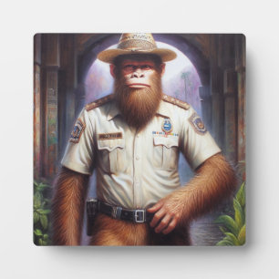 Placa Expositora Policía Bigfoot