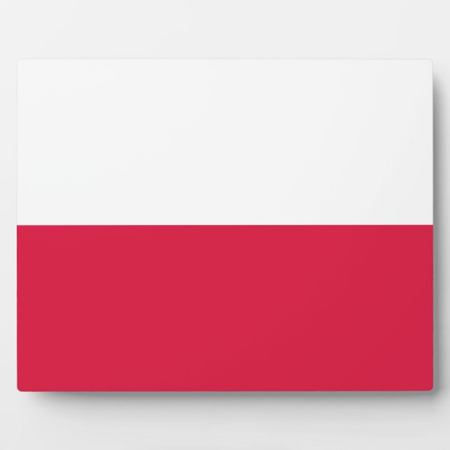 Placa Expositora Polish Flag (Frente)