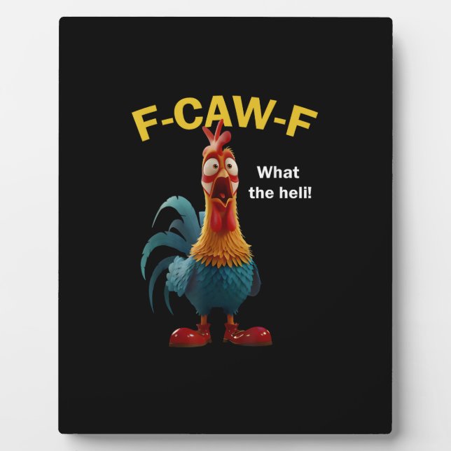 Placa Expositora Pollo F-CAW-F F-caw-F (Frente)