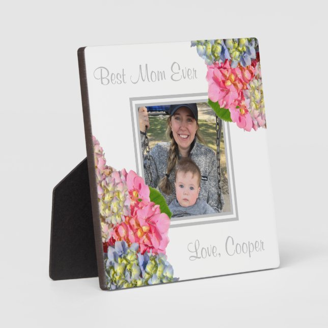 Placa Expositora Polvorienta floral verde amarillo azul rosa Mejor  (Anverso)