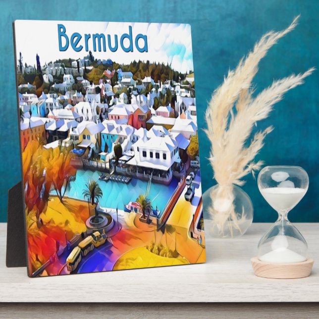 Placa Expositora Pop Art Bermuda (Lado)
