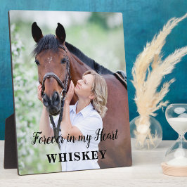 Placa Expositora Por Siempre en mi Corazón Foto Personalizada de Ca