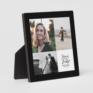 Placa Expositora Por Siempre en Nuestros Corazones   Collage de Fot