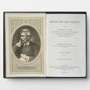 Placa Expositora Portada de 'A través del continente oscuro', por H