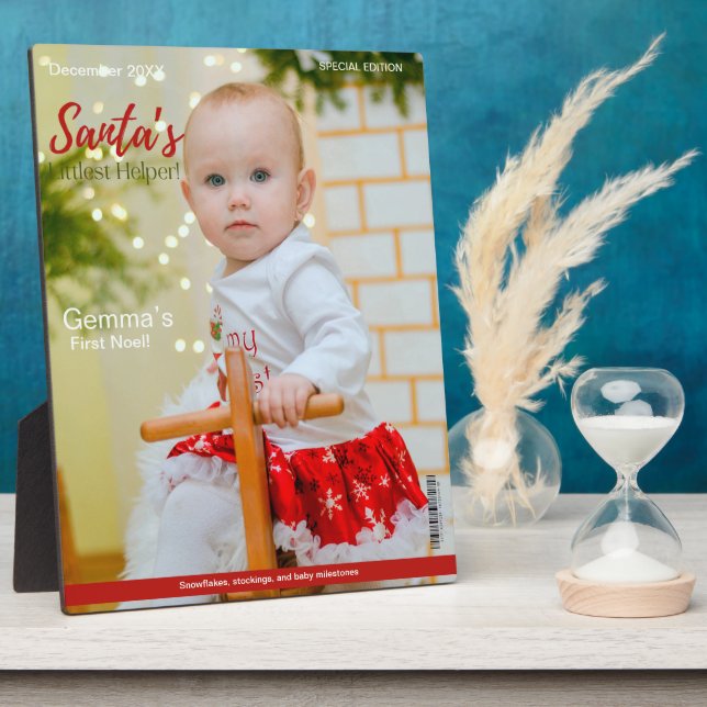 Placa Expositora Portada de la revista mi primer hito de Navidad (Lado)