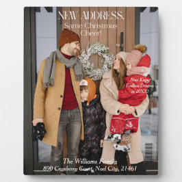 Placa Expositora Portada de la revista New Home Family para Navidad