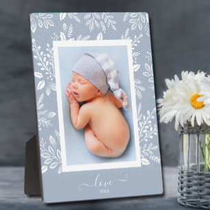 Placa Expositora Portafoto de Blue Picture Easel Back Frameless
