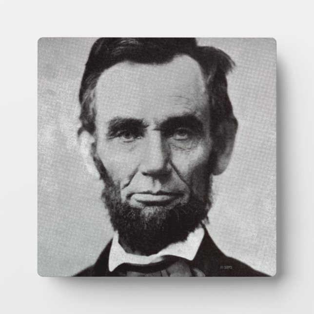 Placa Expositora Portrait of Abe Lincoln 2 (Frente)