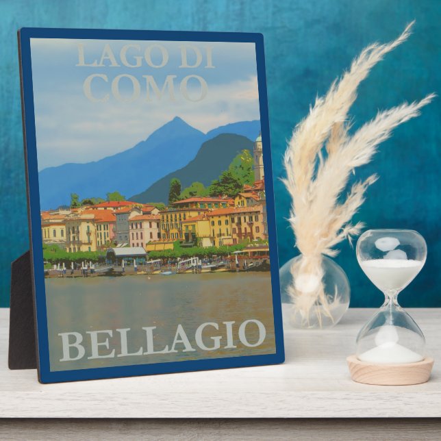 Placa Expositora Poster de Bellagio Italia (Lado)