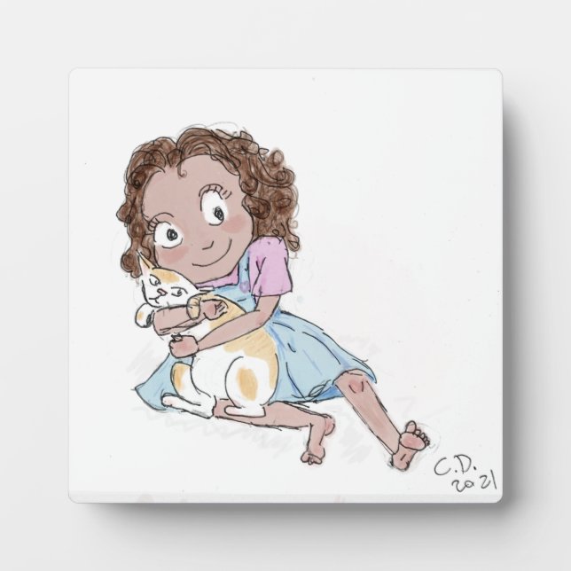 Placa Expositora poster de ragamuffins Tails&Tots (Frente)