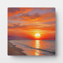 Póster Moderno Naturaleza Atardecer Arte de Pared