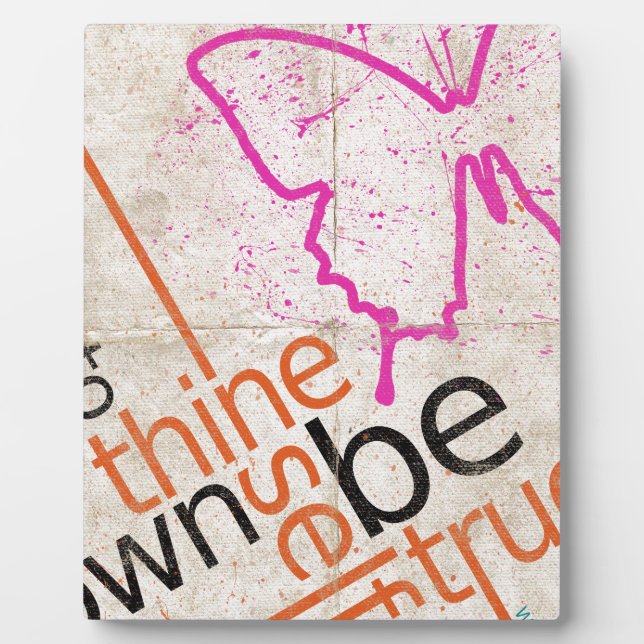 Placa Expositora Poster motivacional (Frente)