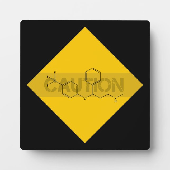 Placa Expositora Precaución: Fluoxetina (Frente)