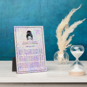 Placa Expositora Precio de servicio de iridescen de alto nivel holo