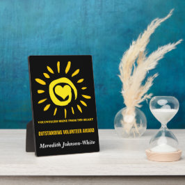 Placa Expositora Premio a los Voluntarios Extraordinarios