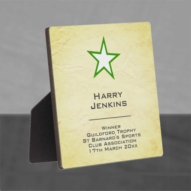 Placa Expositora Premio al ganador del Club o Asociación (Subido por el creador)