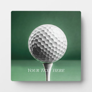 Placa Expositora Premio Ball de Golf en Tee