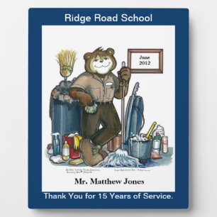 Placa Expositora Premio Custodio o Plaque de Reconocimiento