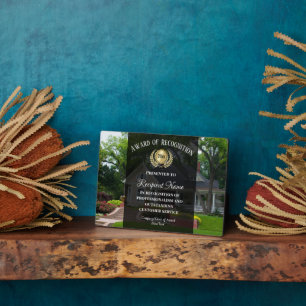 Placa Expositora Premio de personalizado de fondo de fotografía emp