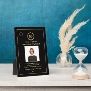 Placa Expositora Premios Fotográficos De Años De Servicio Para Empl