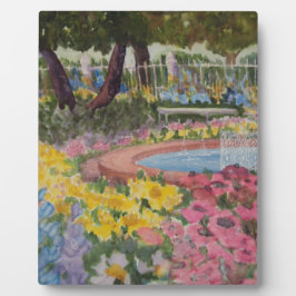 Placa Expositora Prescott Park Garden Poppies Portsmouth NH