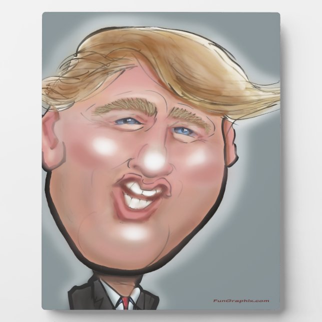 Placa Expositora Presidente Trump (Frente)