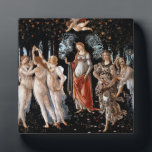 Placa Expositora Primavera Botticelli<br><div class="desc">Primavera por Botticelli. Retrato clásico de varias figuras en la naturaleza. Reproducción de obras famosas de imágenes artísticas de dominio público.</div>
