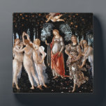 Placa Expositora Primavera Botticelli<br><div class="desc">Primavera por Botticelli. Retrato clásico de varias figuras en la naturaleza. Reproducción de obras famosas de imágenes artísticas de dominio público.</div>