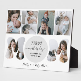 Placa Expositora Primer Collage de fotos materno