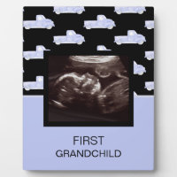 Primer nieto Blue Ultrasound Grandparent Gift