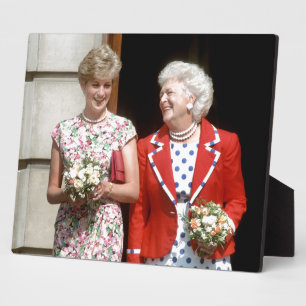Placa Expositora Princesa Diana-Barbara Bush