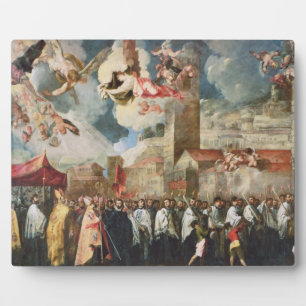 Placa Expositora Procesión de las reliquias del Santo Brescio