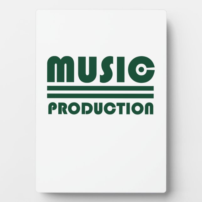 Placa Expositora Producción musical (Frente)