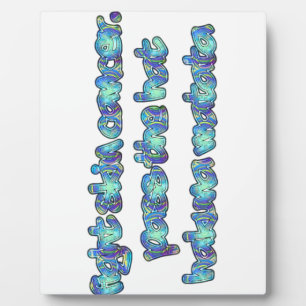 Placa Expositora Producto personalizar