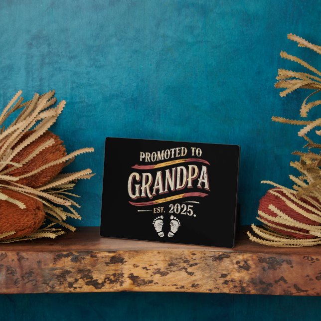 Placa Expositora Promocionado Al Abuelo 2025 (Lado)