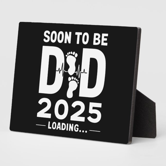 Placa Expositora Pronto Será Papá Este 2025 Nuevo Padre Para Ser (Lado)